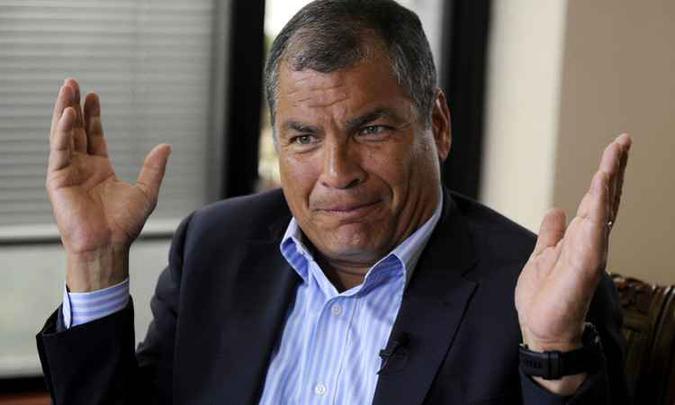 Correa comandou o Equador por uma década, período no qual se firmou como um líder com grande apelo junto aos mais pobres(foto: Camila Buendia/AFP) Correa comandou o Equador por uma década, período no qual se firmou como um líder com grande apelo junto aos mais pobres(foto: Camila Buendia/AFP)