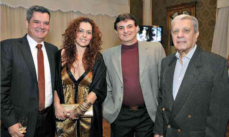 No mesmo encontro, Carlos Mesquita, Flvia Simo, Marcus Nasser e Roberto Calvo(foto: Marcos Vieira/em/d.a press)