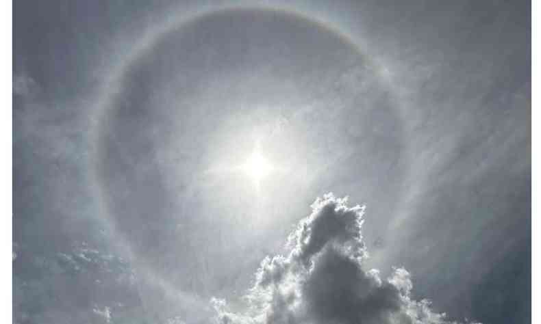 Halo solar em Patrocnio 