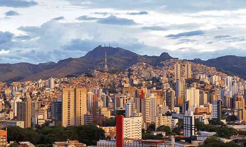 Vista area de Belo Horizonte 