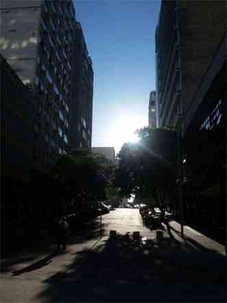 Cruzamento da Rua Tamoios com a Avenida Paran, no Centro de Belo Horizonte(foto: Jair Amaral/EM/DA Press)