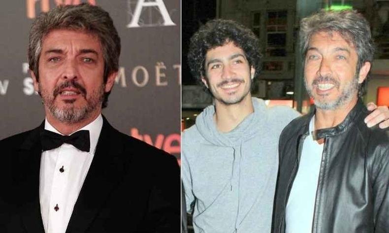 Estreia em agosto o primeiro longa em que Ricardo e Chino, pai e filho, atuam juntos. Eles produziram o filme baseados no livro La noche de la usina, de Eduardo Sacheri, autor de O segredo de seus olhos (foto: LAURENT EMMANUEL/AFP )