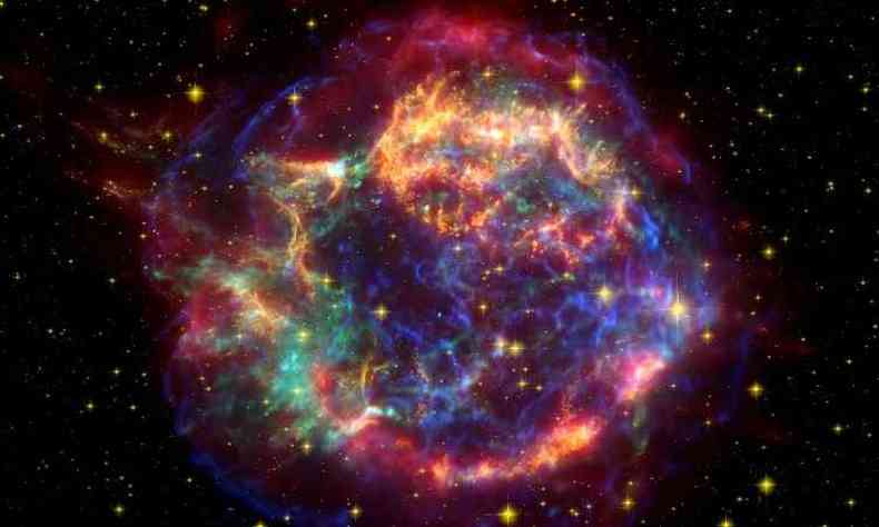 Imagem de supernova registrada em 25/03/17(foto: PxHere)