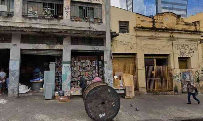 Crime na rua Guaicurus: cliente de hotel  suspeito de assassinar mulher(foto: Google Street View/Reproduo)