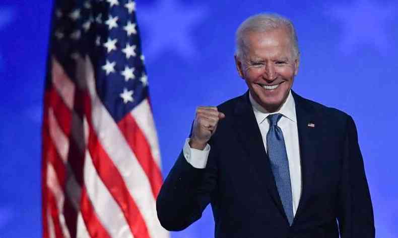 Joe Biden tomou posse nessa quarta-feira (20/01) como presidente dos Estados Unidos(foto: ANGELA WEISS / AFP)