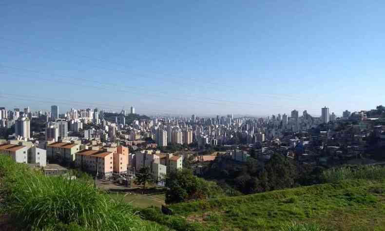 Belo Horizonte na manh deste sbado (25/04)(foto: Juarez Rodrigues/EM/D.A Press)