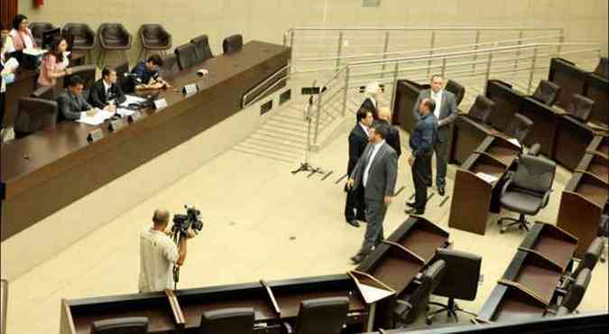 Vereadores aceleraram as votaes e aprovaram outros cinco projetos da PBH(foto: Divulgao/CMBH)