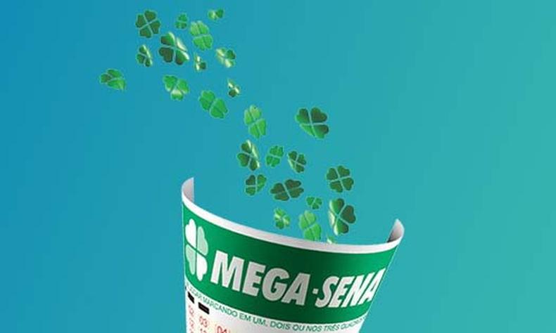Imagem ilustrativa de um bilhete da Mega-Sena