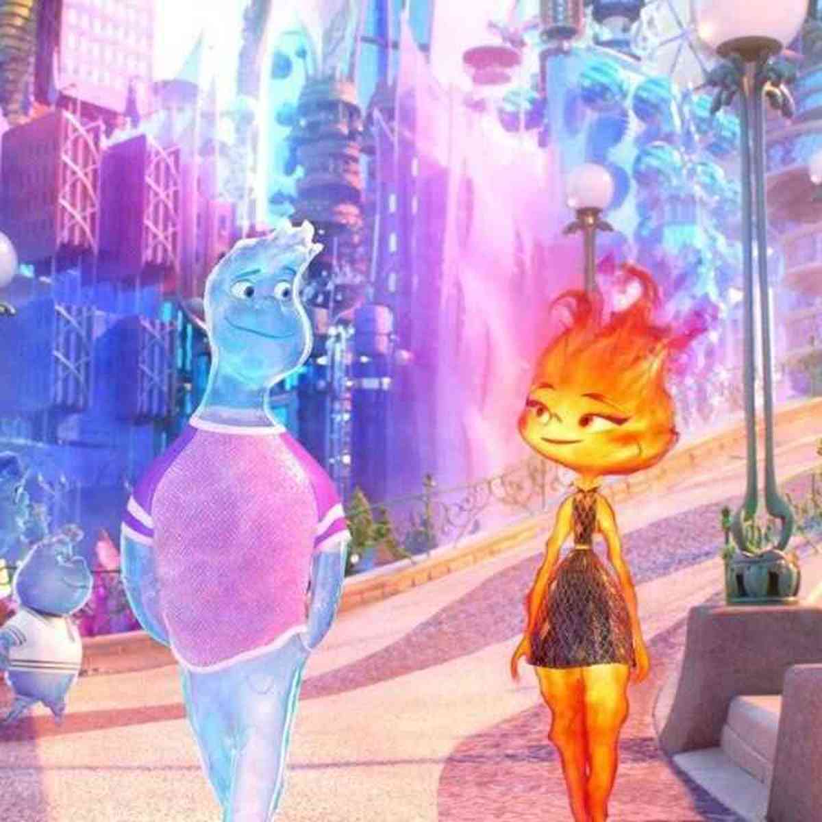 Pixar lança trailer de 'Elementos', animação sobre amor entre