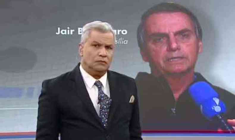Presidente Jair Bolsonaro falou ao programa Alerta Nacional, da Rede TV!(foto: Reproduo/Rede TV)