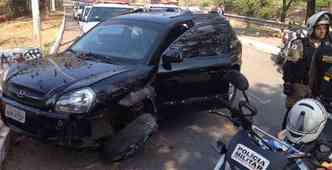 Hyundai Tucson foi roubado no Bairro Gutierrez, segundo a polcia(foto: Rodrigo Clemente/EM/DA Press)