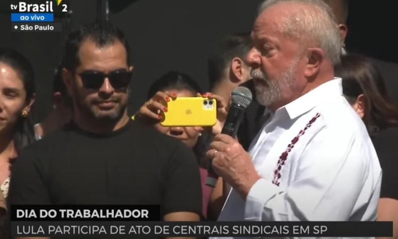 Lula em Ato do dia do trabalhador