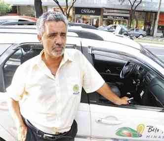 Jos Matosinhos da Silva, de 58, taxista h 30(foto: MARCOS VIEIRA/EM/D.A PRESS)