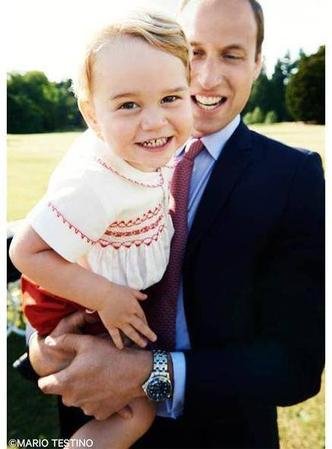 George e William(foto: Reprodu��o facebook)