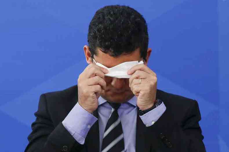 Sergio Moro foi um dos ministros que editaram nova portaria(foto: Sergio LIMA / AFP)