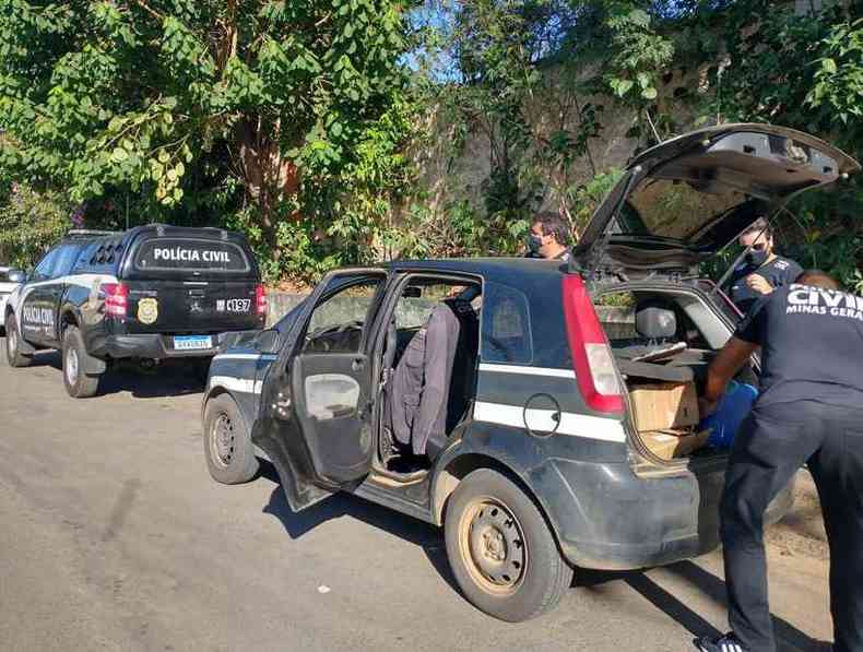 Polcia Civil cumpre de mandado em Sete Lagoas contra crime ambiental(foto: Polcia Civil/Divulgao)
