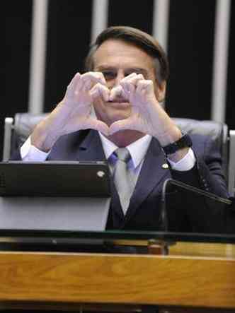 Bolsonaro j  alvo de 60 aes individuais(foto: Gabriela Korossy / Cmara dos Deputados)