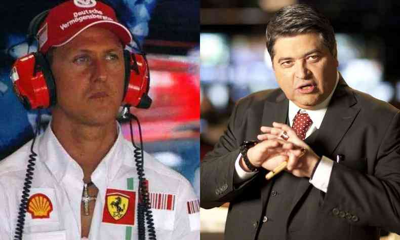 Michael Schumacher e Datena