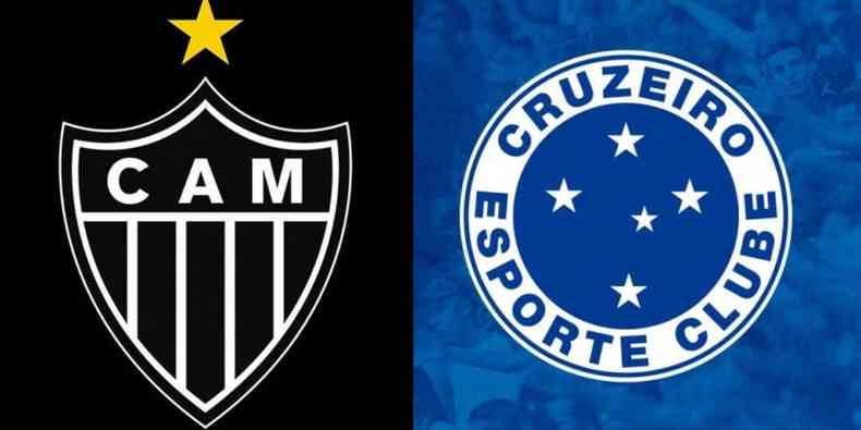 Escudos do Atltico e do Cruzeiro