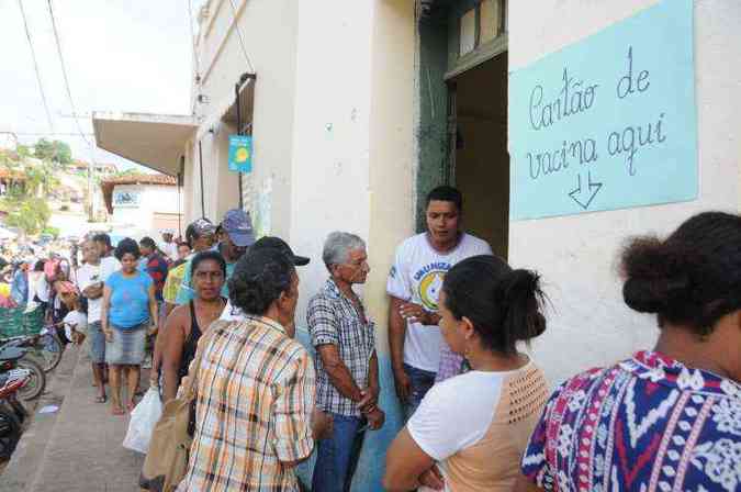 Vacinao foi ampliada em todo estado por causa do surto da doena(foto: Beto Novaes/EM/D.A Press)