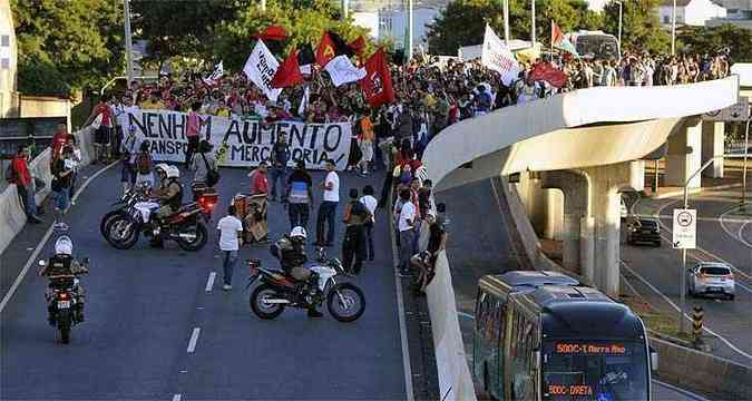 Segundo Marcio Lacerda, PM vai agir para evitar o fechamento total das vias(foto: Juarez Rodrigues/EM/D.A Press)