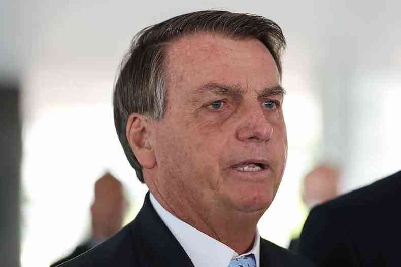 Jair Bolsonaro foi chamado de 'mito' e 'genocida' no plenrio do Congresso(foto: Marcos Corra/PR)
