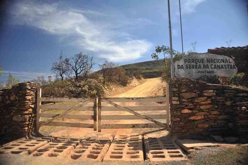 Entrada do Parque Nacional da Serra da Canastra