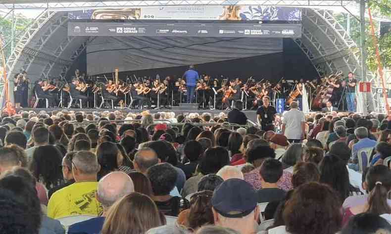 homenagem da Orquestra Filarmnica de Minas Gerais