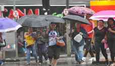 BH tem previso de pancadas de chuvas para a sexta de Carnaval