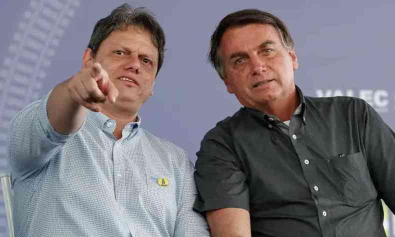 Tarcsio e Bolsonaro