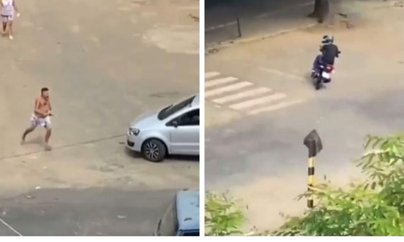 Homem sacou uma arma e atirou contra o ex-genro, em Cataguases, em Minas