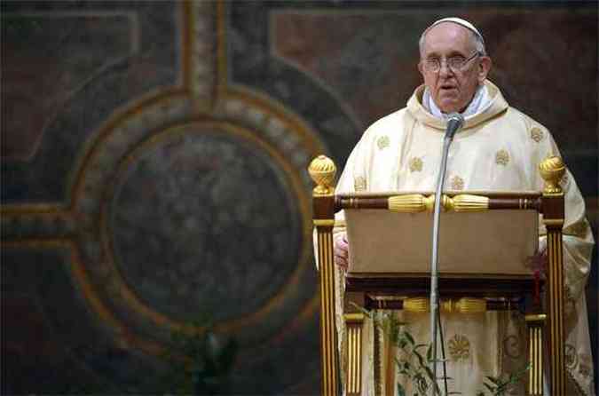 Papa falou sobre o papel da Igreja Catlica(foto: REUTERS/Osservatore Romano )
