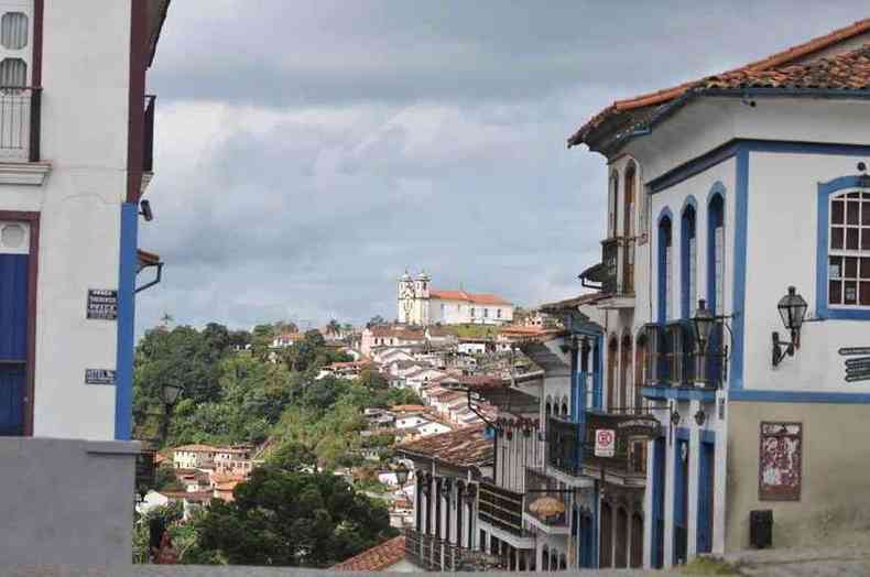 Vista de Ouro Preto: cidade  um dos principais pontos tursticos de Minas Gerais