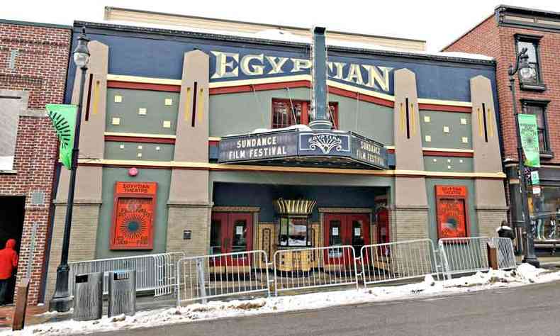 Sede do festival, Park City, Utah, prepara cinemas para receber pblico e astros de cinema em clima gelado (foto: Cindy Ord/Getty Images/AFP)