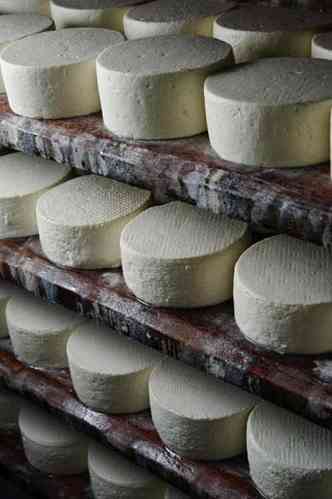 As pesquisas podero pr fim  polmica em torno do produto que, por ser feito com leite cru, no pasteurizado, tem sua comercializao proibida pela legislao brasileira(foto: Mario Castello/Esp. EM )