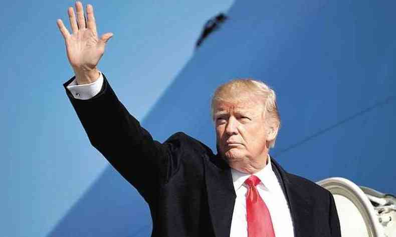 Poucas realizaes marcam a gesto de Trump, que pode perder fora nas eleies do Legislativa em novembro (foto: Mandel Ngan/AFP)