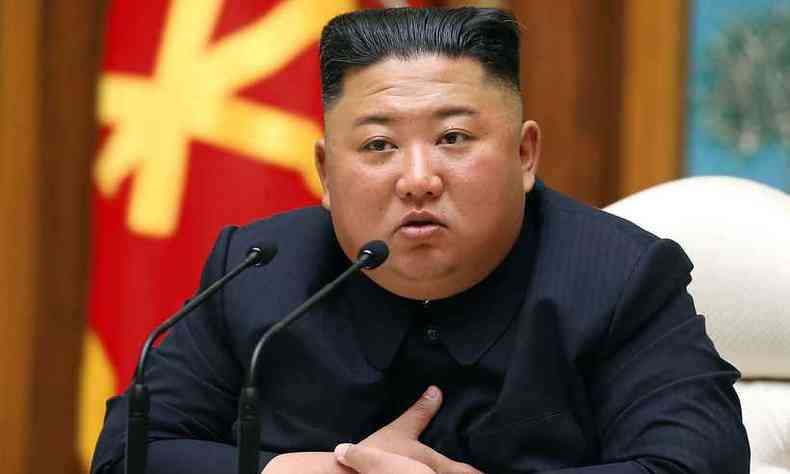 Autoridades na Coreia do Sul dizem no haver indcios de que presidente da 'vizinha' Coreia do Norte tenha morrido(foto: KCNA/AFP)