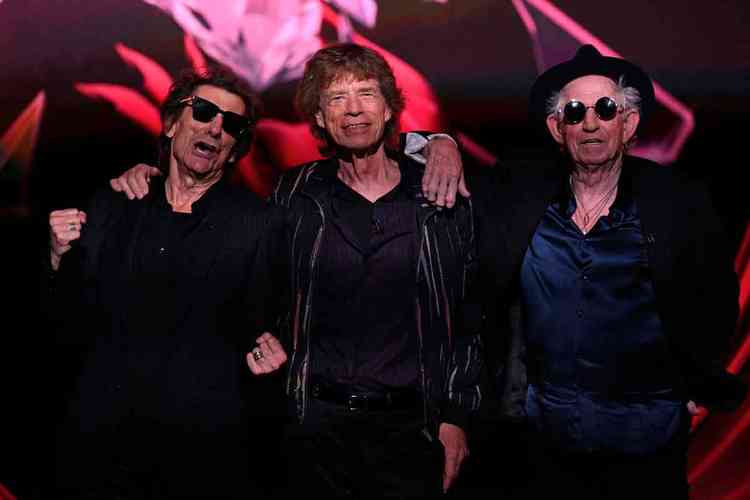 Mick Jagger, Keith Richards e Ron Wood