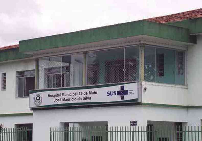 Suspeito chegou a dar entrada no Hospital 25 de Maio aps o tiroteio, mas no sobreviveu(foto: Prefeitura de Esmeraldas/Divulgao)