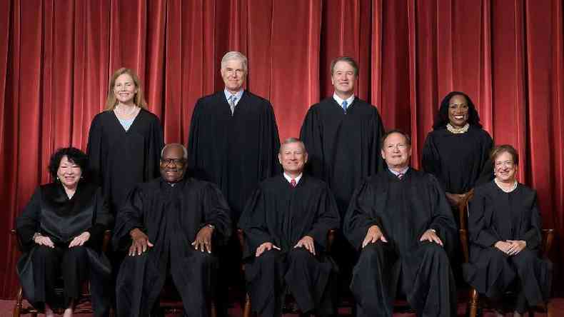 juzes da suprema corte dos EUA