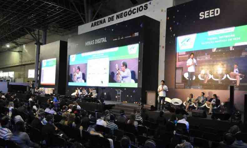 Arena de Negcios conecta empresas, startups e investidores a partir de solues para demandas do mercado(foto: Juarez Rodrigues/EM/D.A.Press)