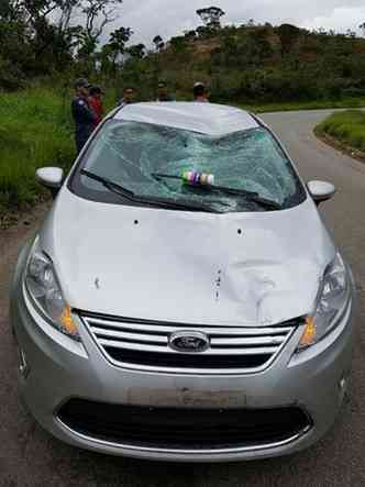 Motorista afirma que trafegava com Fiesta em sua mo de direo(foto: Reproduo/Facebook)
