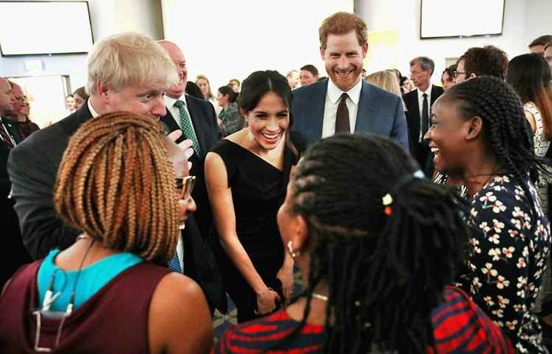 Ativista social, a futura princesa  engajada nas causas relacionadas ao empoderamento feminino e igualdade de gnero(foto: CHRIS JACKSON/AFP )