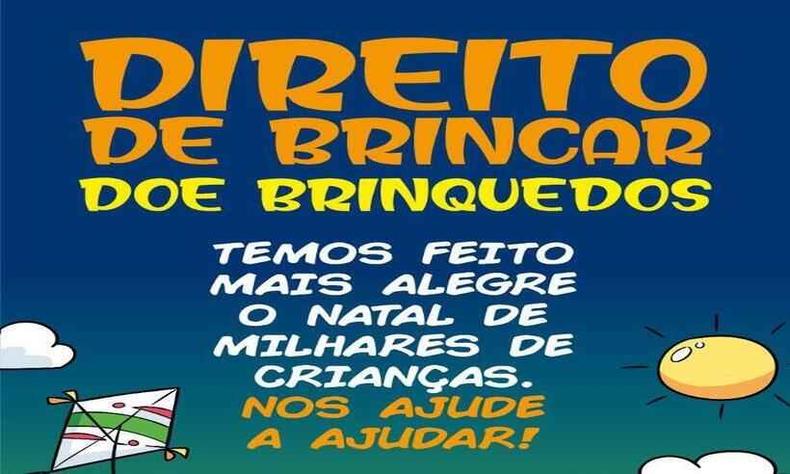 Imagem da campanha de arrecadao de brinquedos para o Natal 