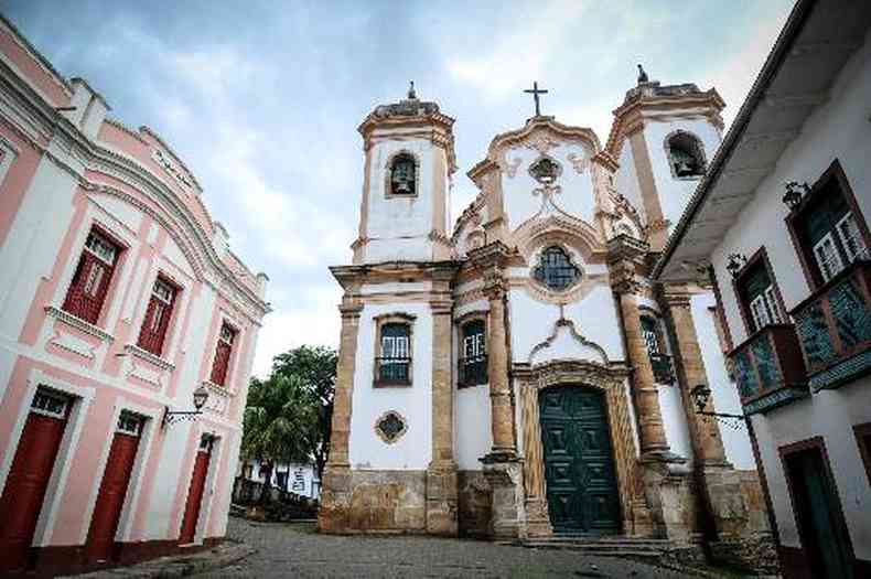 Igrejas de Ouro Preto tero restrio de circulao durante o feriado(foto: Leandro Couri/EM/D.A Press)