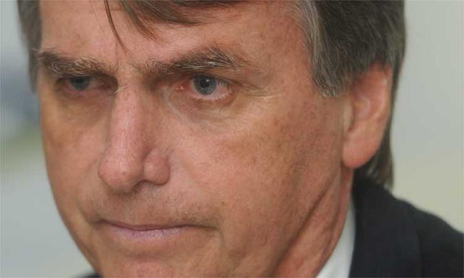 Deputado Jair Bolsonaro(foto: Leandro Couri/EM/D.A Press) Deputado Jair Bolsonaro(foto: Leandro Couri/EM/D.A Press)