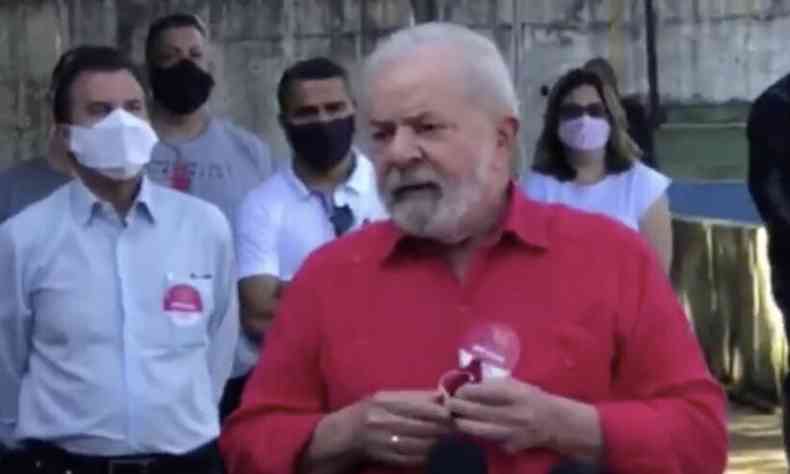 Lula (PT)(foto: Twitter/Reproduo)