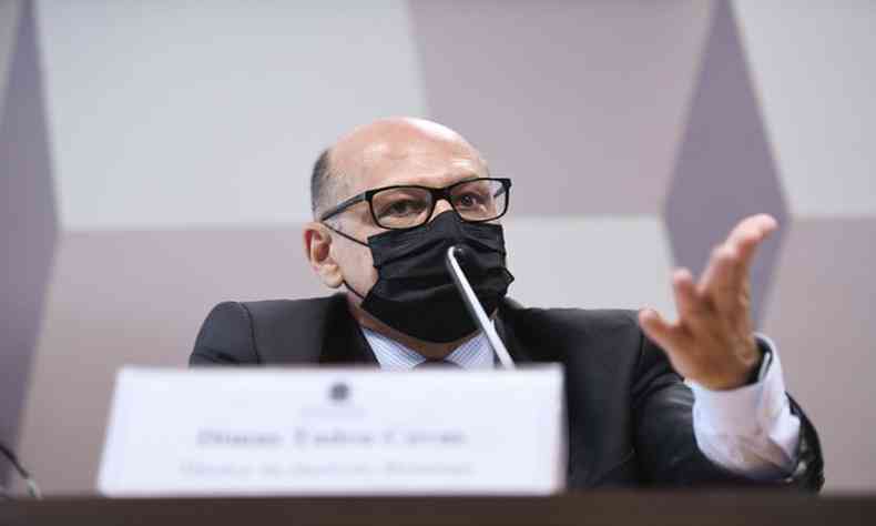 Dimas Covas depe nesta quinta-feira (27/5)  CPI da COVID(foto: Agncia Senado/Reproduo)