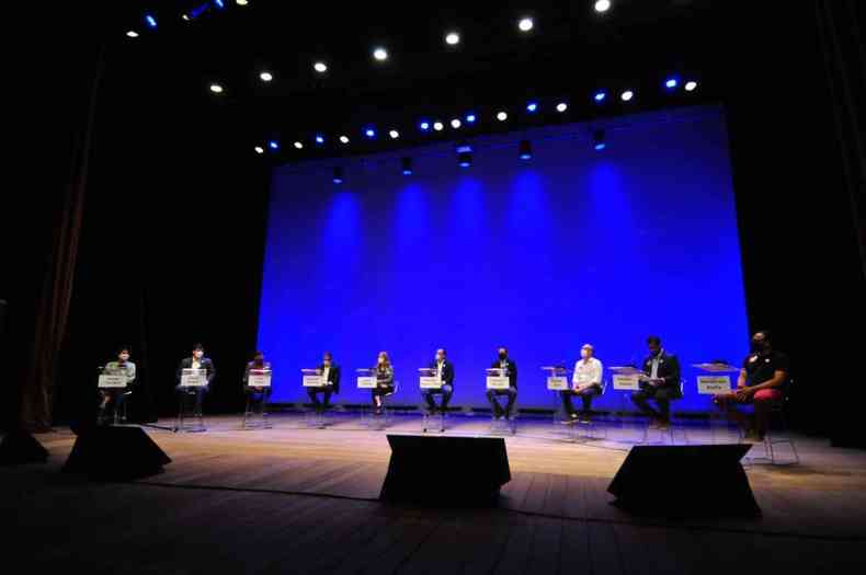Debate dos candidatos  Prefeitura de Belo Horizonte(foto: Tlio Santos/EM/D.A Press)