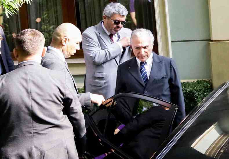 Ex-presidente Michel Temer foi preso duas vezes neste ano(foto: Alosio Maurcio/Estado Contedo )